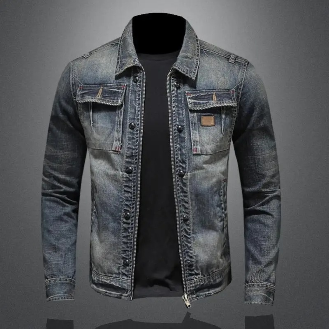 Sean | Retro Denim Jacket