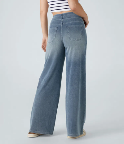 Hazel | Stretch Palazzo Jeans