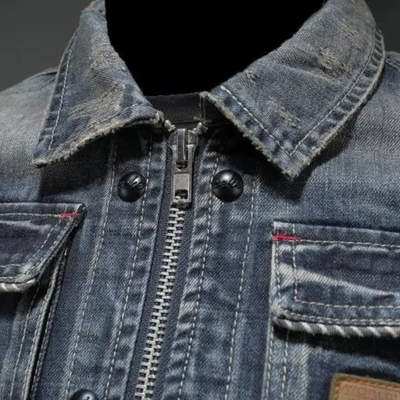 Sean | Retro Denim Jacket