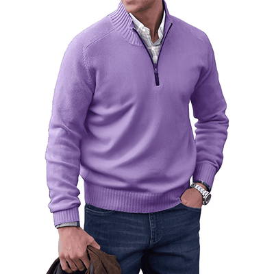 Eric | Elegant Cotton Sweater with Zipper