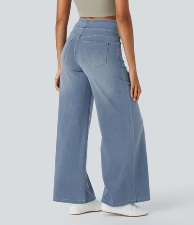 Hazel | Stretch Palazzo Jeans