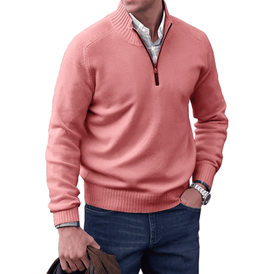 Eric | Elegant Cotton Sweater with Zipper