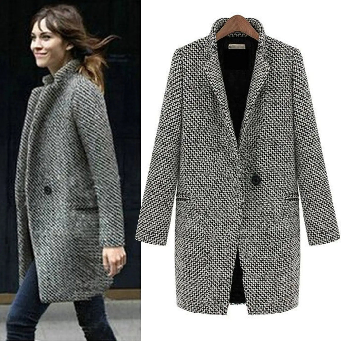 Hailey™ | Elegant Long Coat