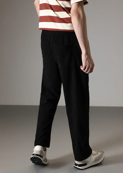 Cameron | Straight-Cut Ribbed Pants