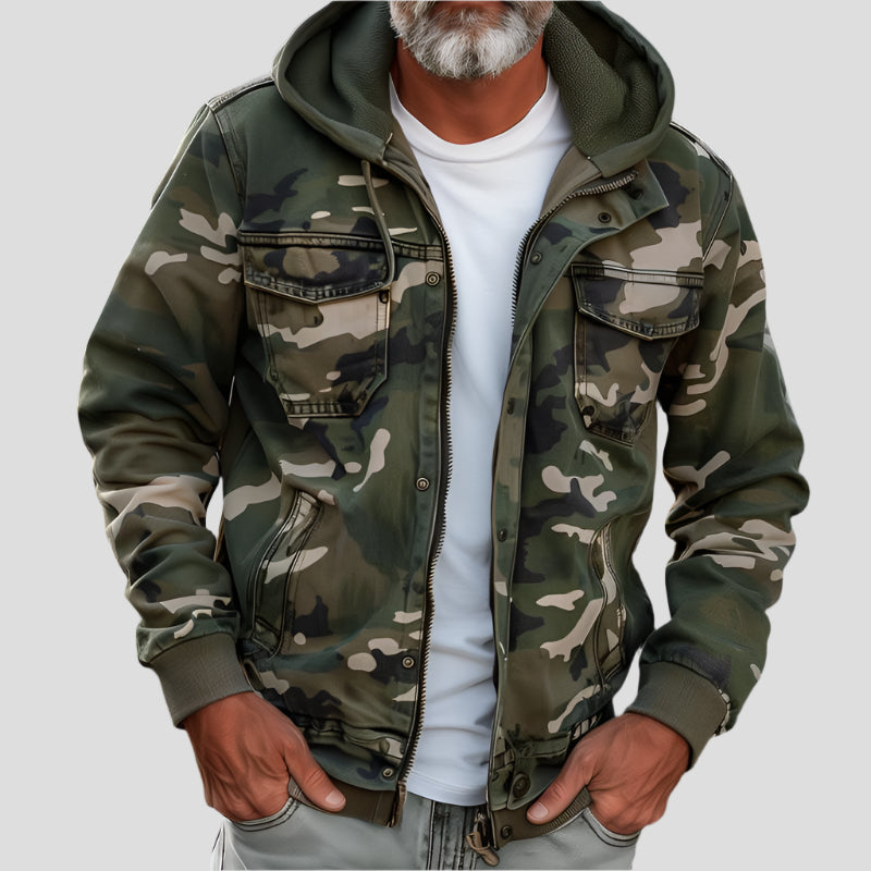 Robert | Hooded cargo jacket