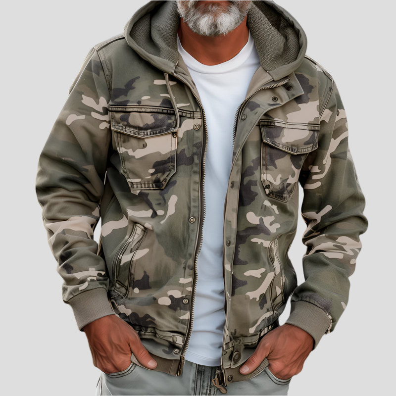 Robert | Hooded cargo jacket