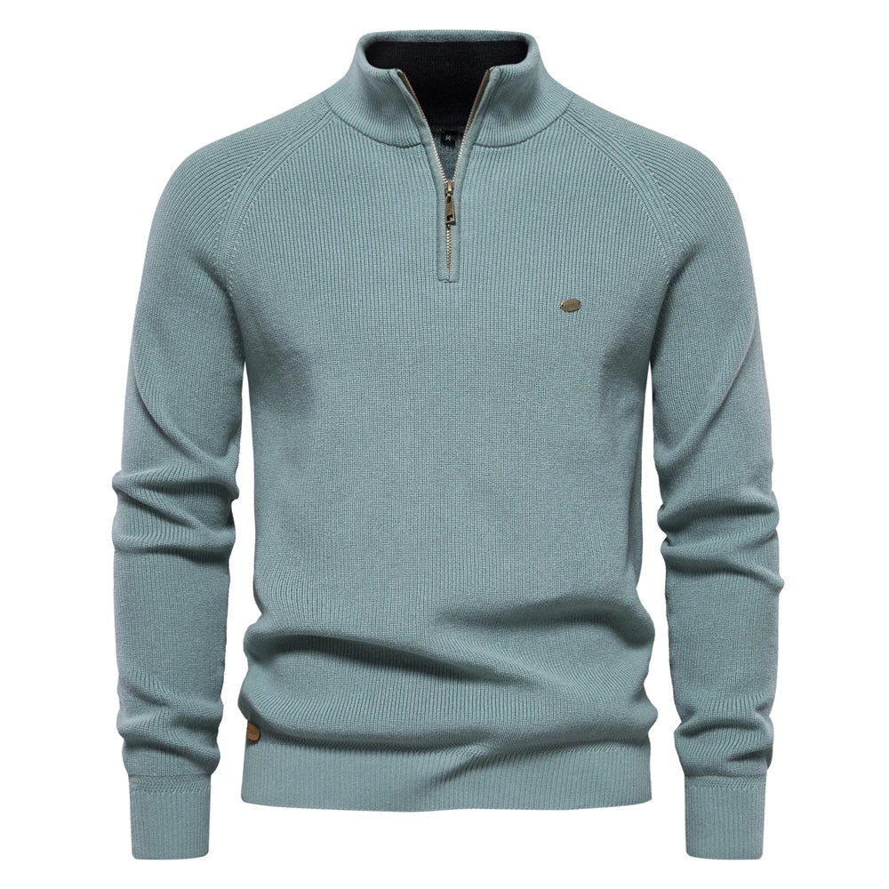 Wyatt | Casual Quarter-Zip Sweater