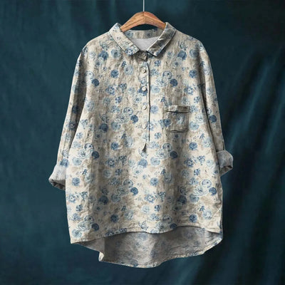 Natasha | Elegant Floral Shirt