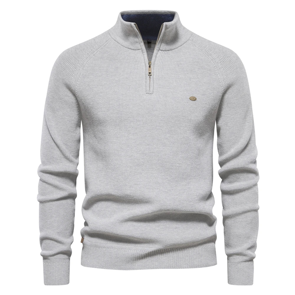 Wyatt | Casual Quarter-Zip Sweater