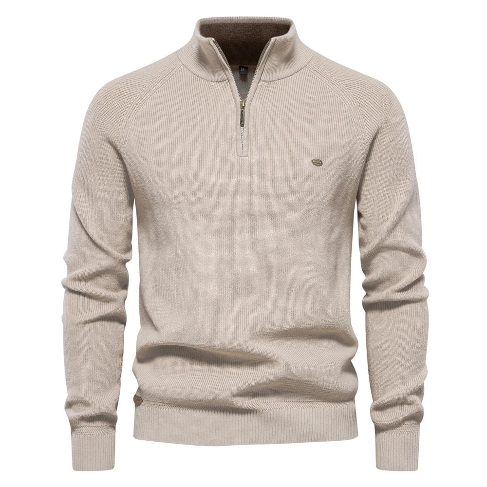 Wyatt | Casual Quarter-Zip Sweater