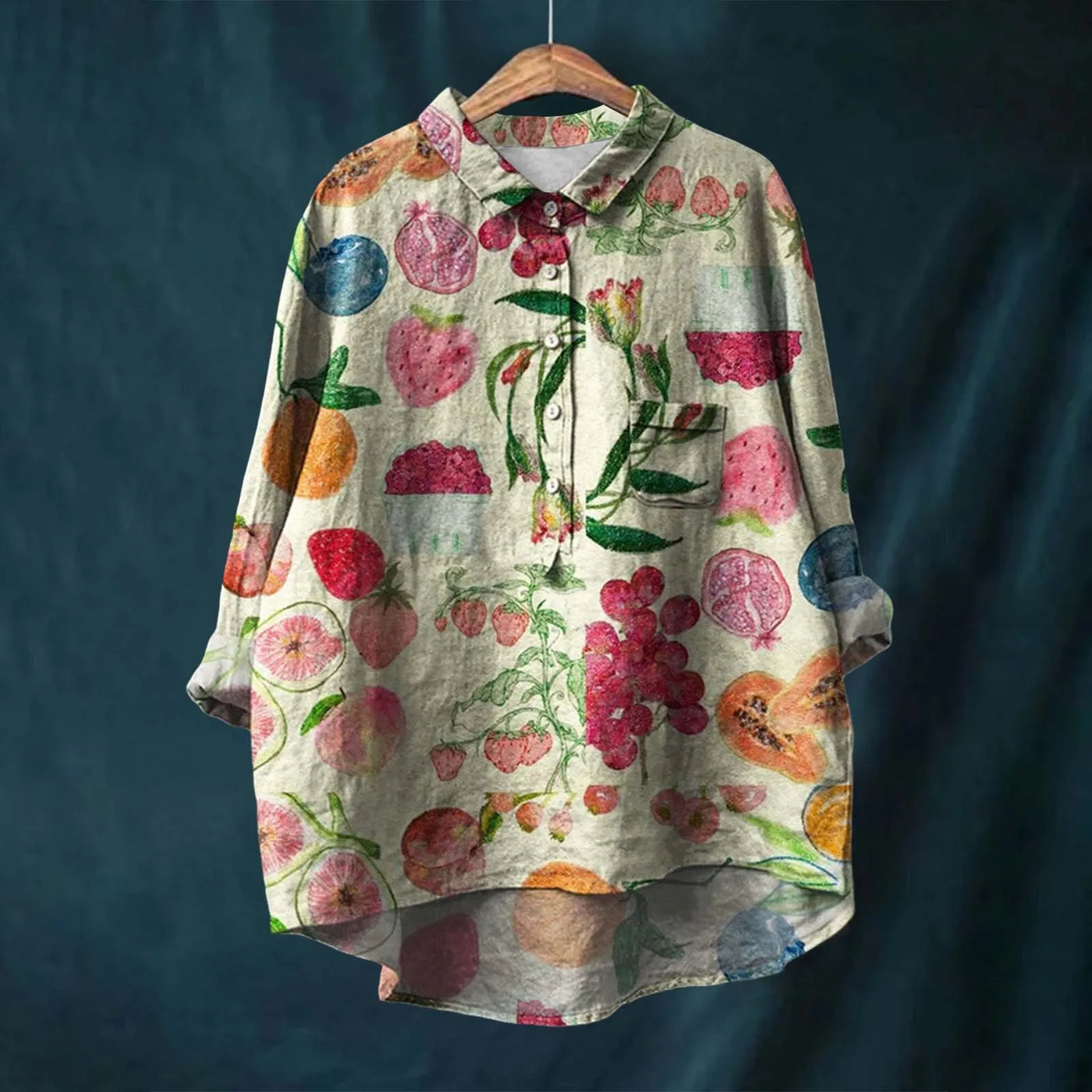 Natasha | Elegant Floral Shirt