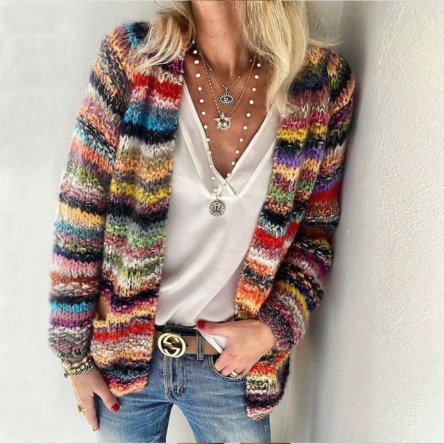 Brenda | Vibrant Cosy Cardigan