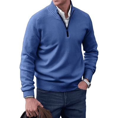 Eric | Elegant Cotton Sweater with Zipper