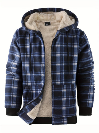 Grant | Warm Plaid Fleece Jacket