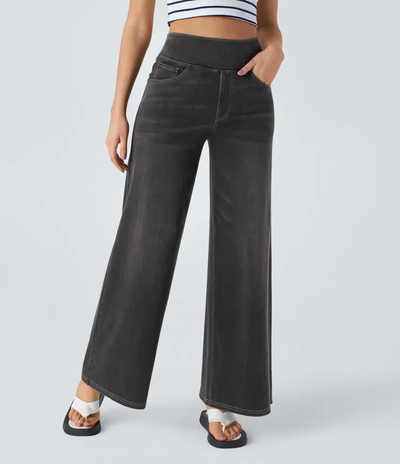 Hazel | Stretch Palazzo Jeans