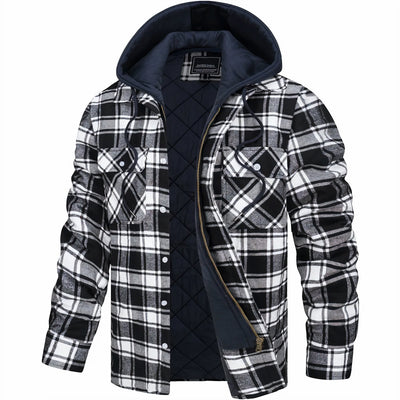 M'Callan | Plaid Hooded Jacket