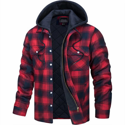 M'Callan | Plaid Hooded Jacket