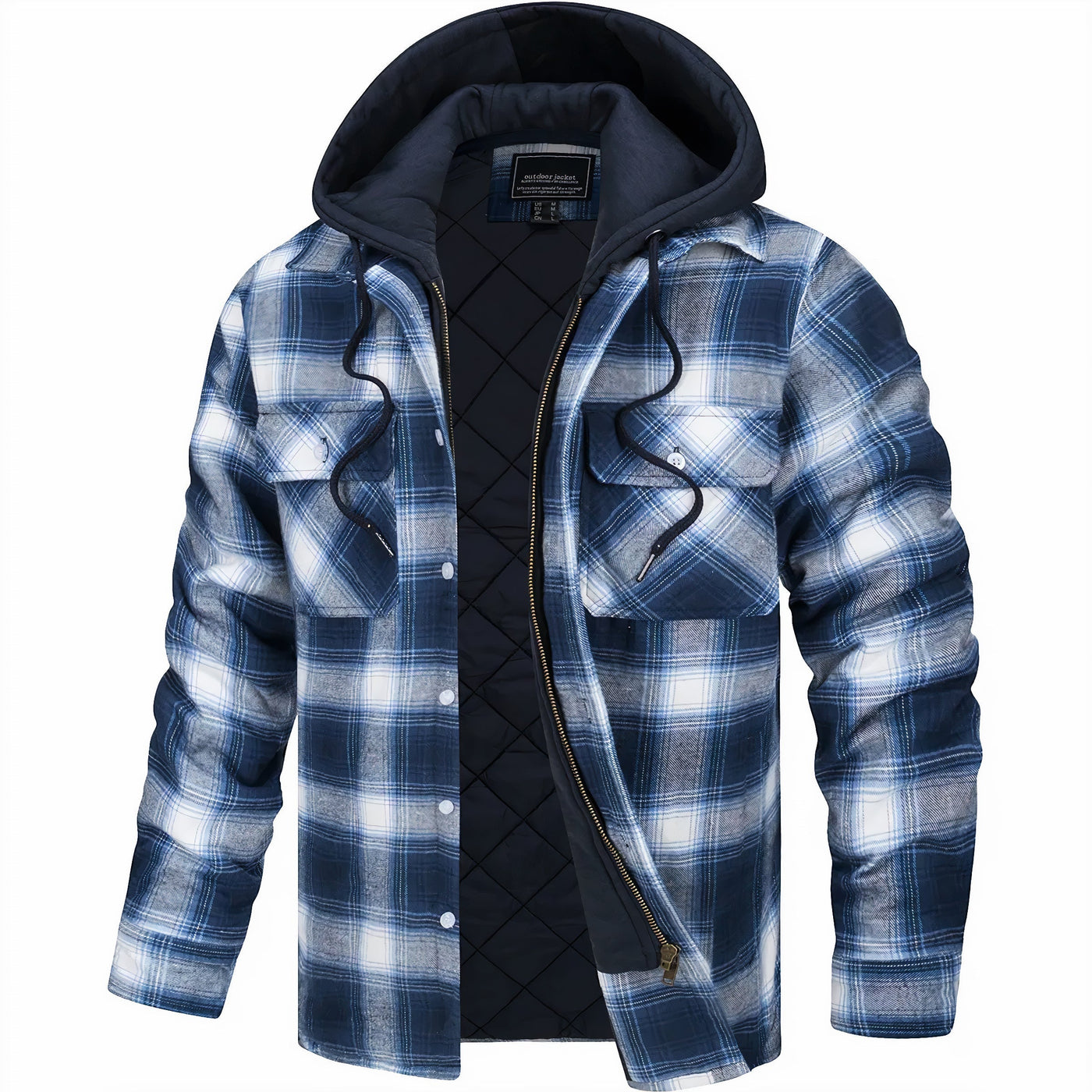 M'Callan | Plaid Hooded Jacket