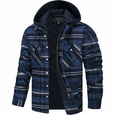 M'Callan | Plaid Hooded Jacket