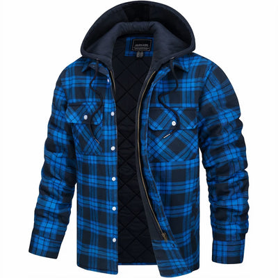 M'Callan | Plaid Hooded Jacket